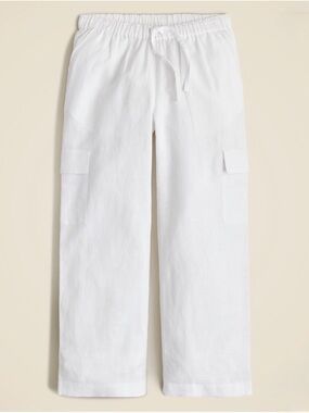 Crewcuts White Cargo Pants